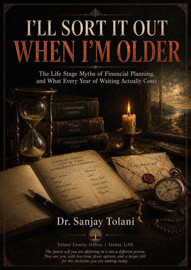 A5 cover of I’ll Sort It Out When I’m Older by Dr. Sanjay Tolani