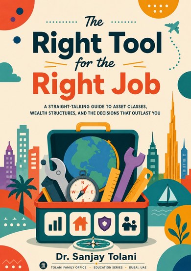 A5 cover of The Right Tool for the Right Job by Dr. Sanjay Tolani