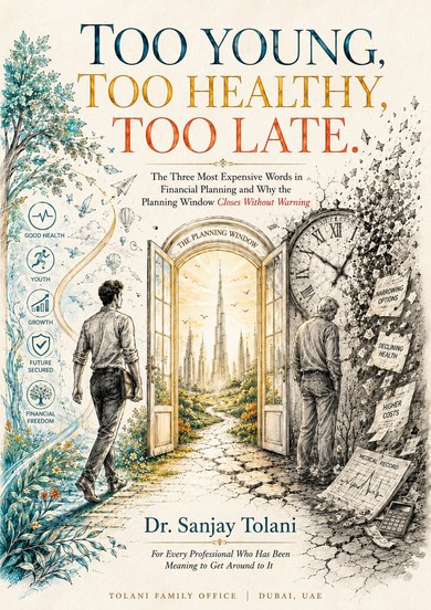 A5 cover of Too Young, Too Healthy, Too Late by Dr. Sanjay Tolani