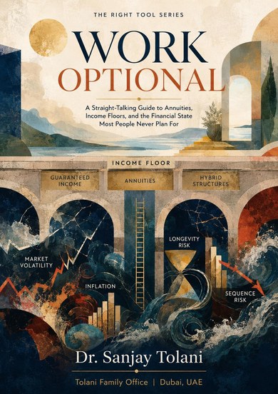 A5 cover of Work Optional by Dr. Sanjay Tolani