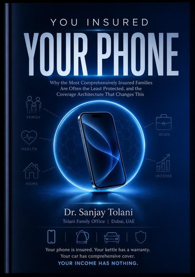 A5 cover of You Insured Your Phone by Dr. Sanjay Tolani